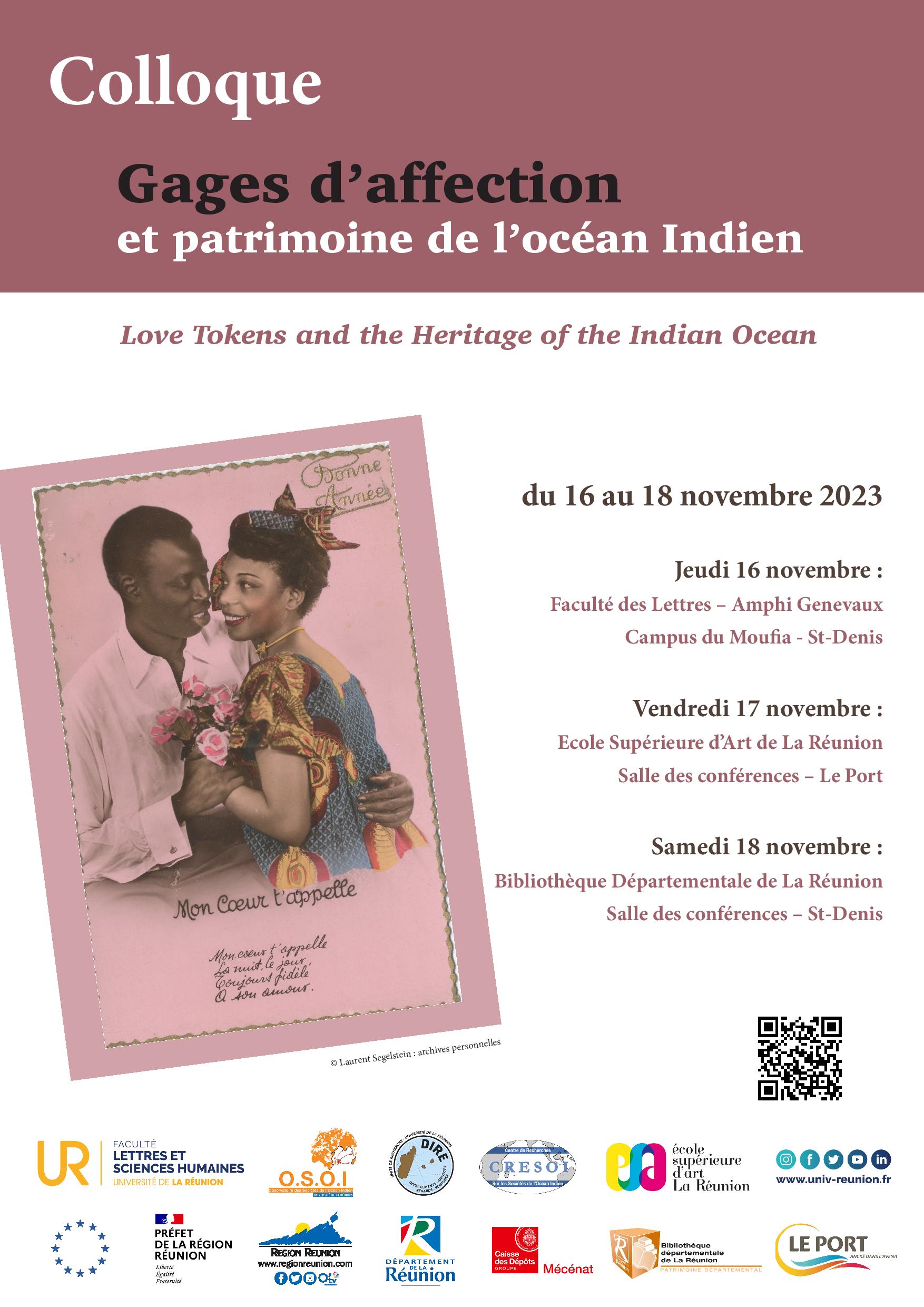 affiche colloque gages d'affection